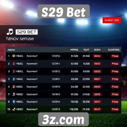 S29 Bet analisa tendências de apostas online